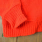 Vintage 1970s Red Knit Perfect Mild Distress Cardigan Sweater Men's Small from propervintagecanada