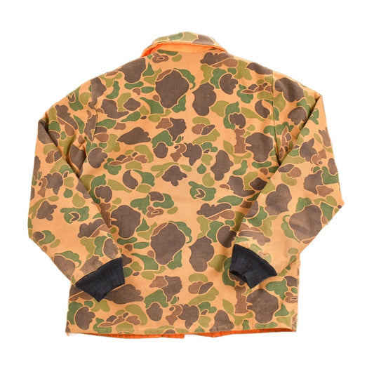 Vintage 1970s Reversible Hi Vis Duck Camo Puffer Jacket Men's Medium from propervintagecanada