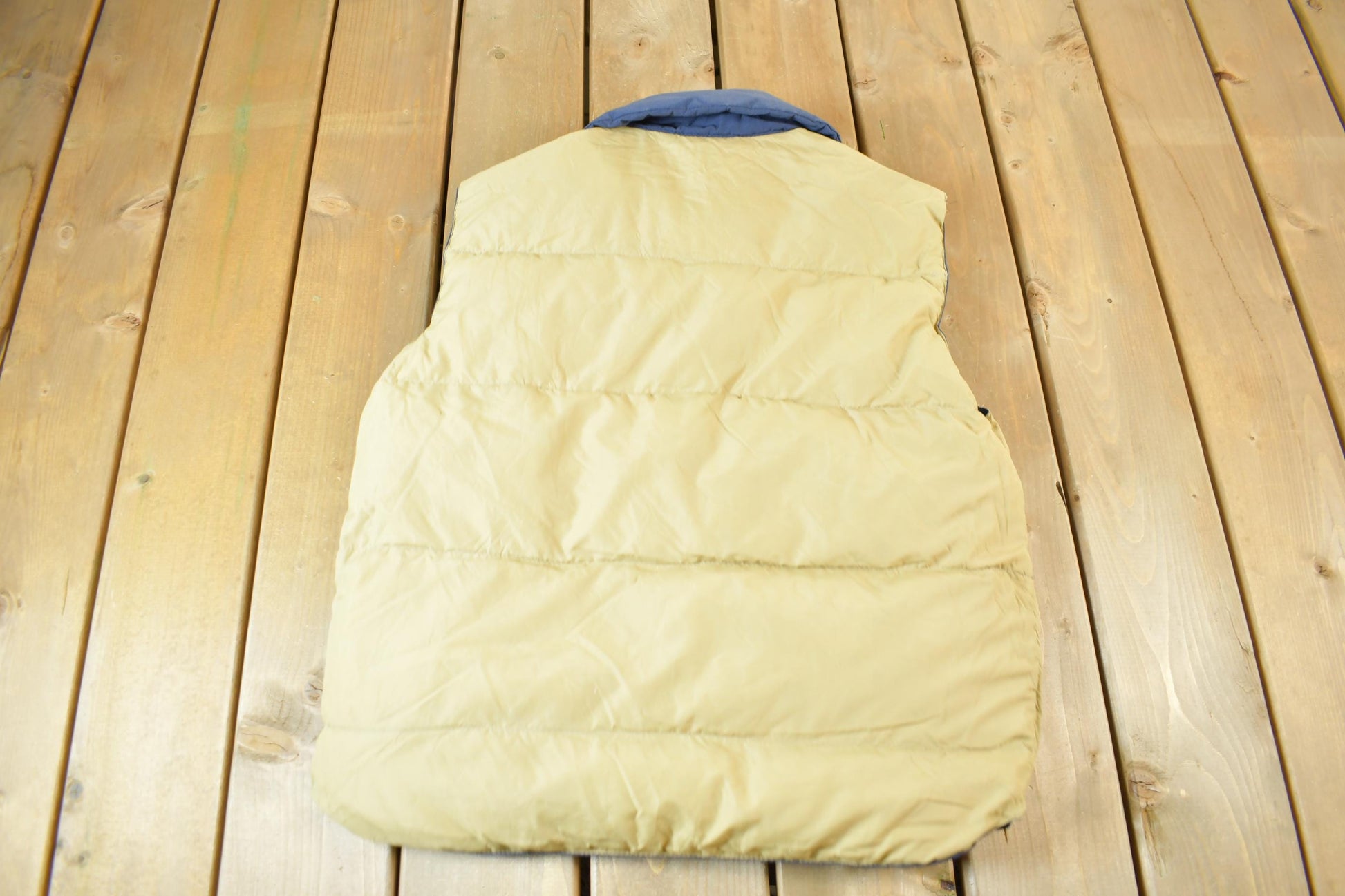 Vintage 1970s Reversible Multicolour Vest Mens' S from propervintagecanada