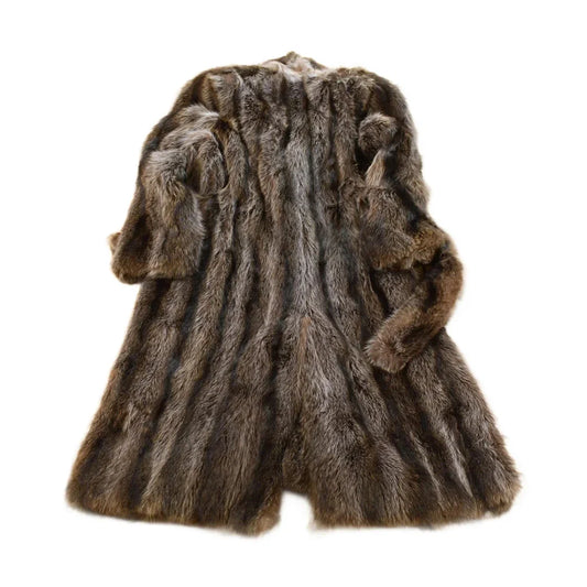 Vintage 1970s Ribneck Furs Fox Fur Coat Men's XL from propervintagecanada