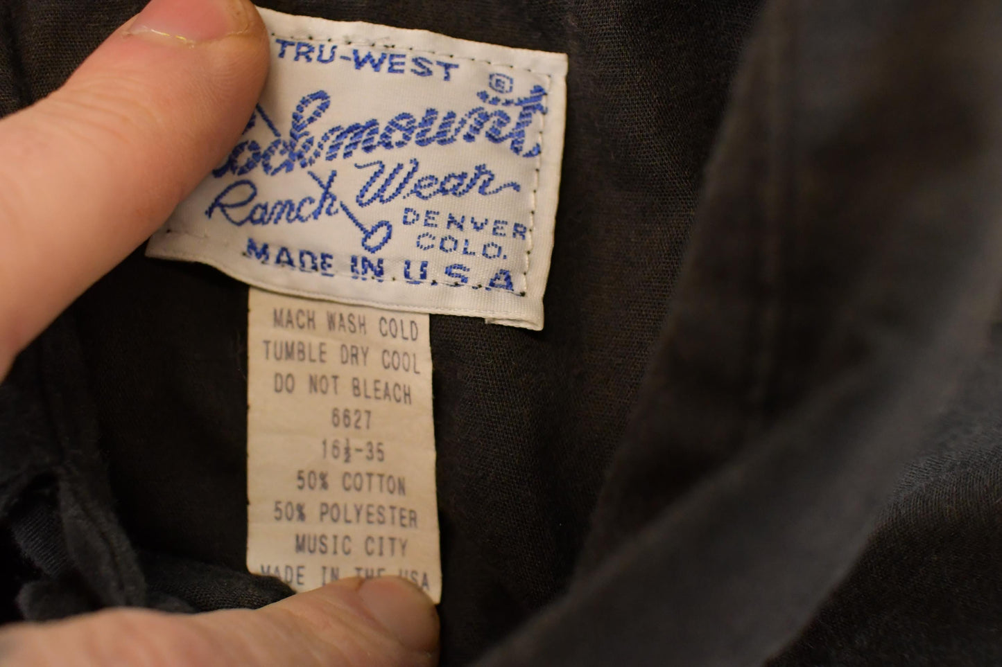 Vintage 1970s Rockmount Ranchwear Music City Rodeo Button Up Shirt Men's L from propervintagecanada