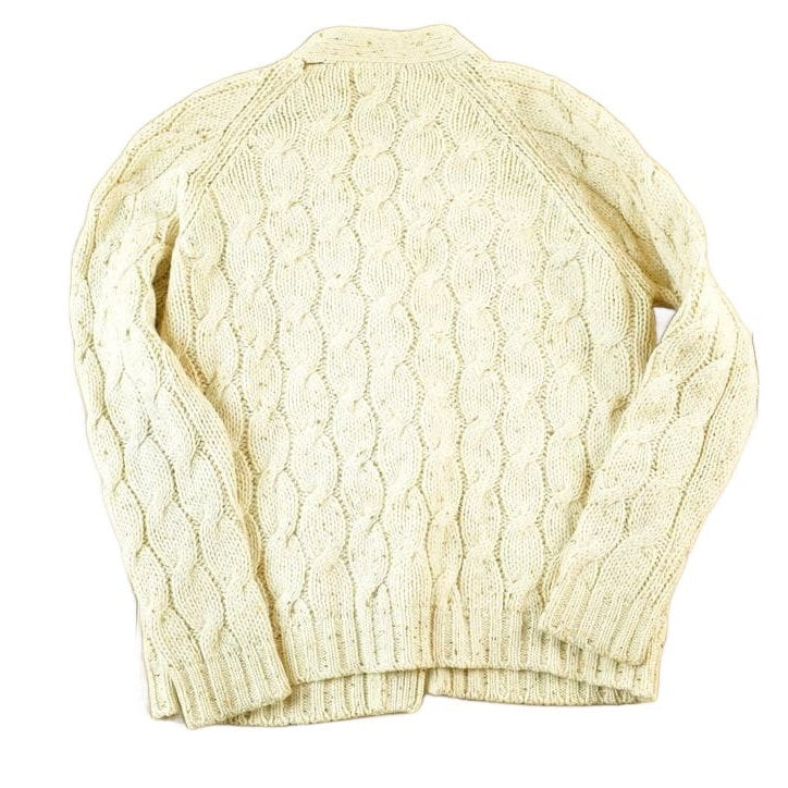 Vintage 1970s Roseanna 100% Virgin Wool Cable Knit Sweater Womens S