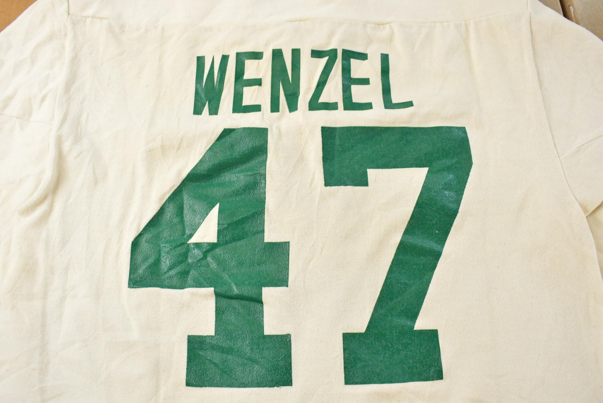 Vintage 1970s Roseau Rams Raglan Football Jersey T-Shirt Men's Large from propervintagecanada