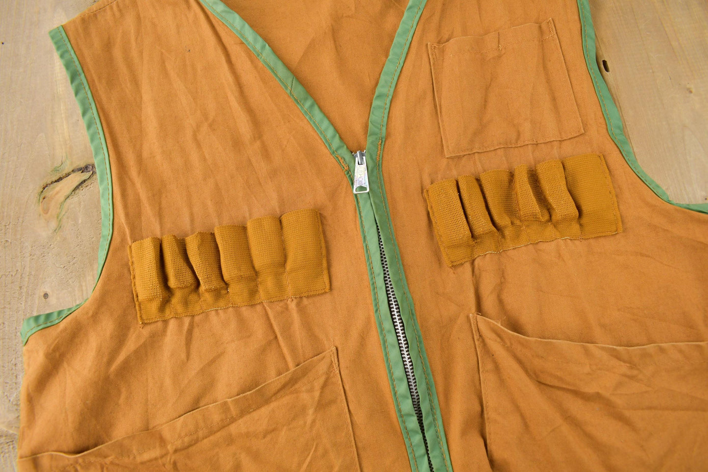 Vintage 1970s Saf T Bak Hunting Vest Men's Large from propervintagecanada