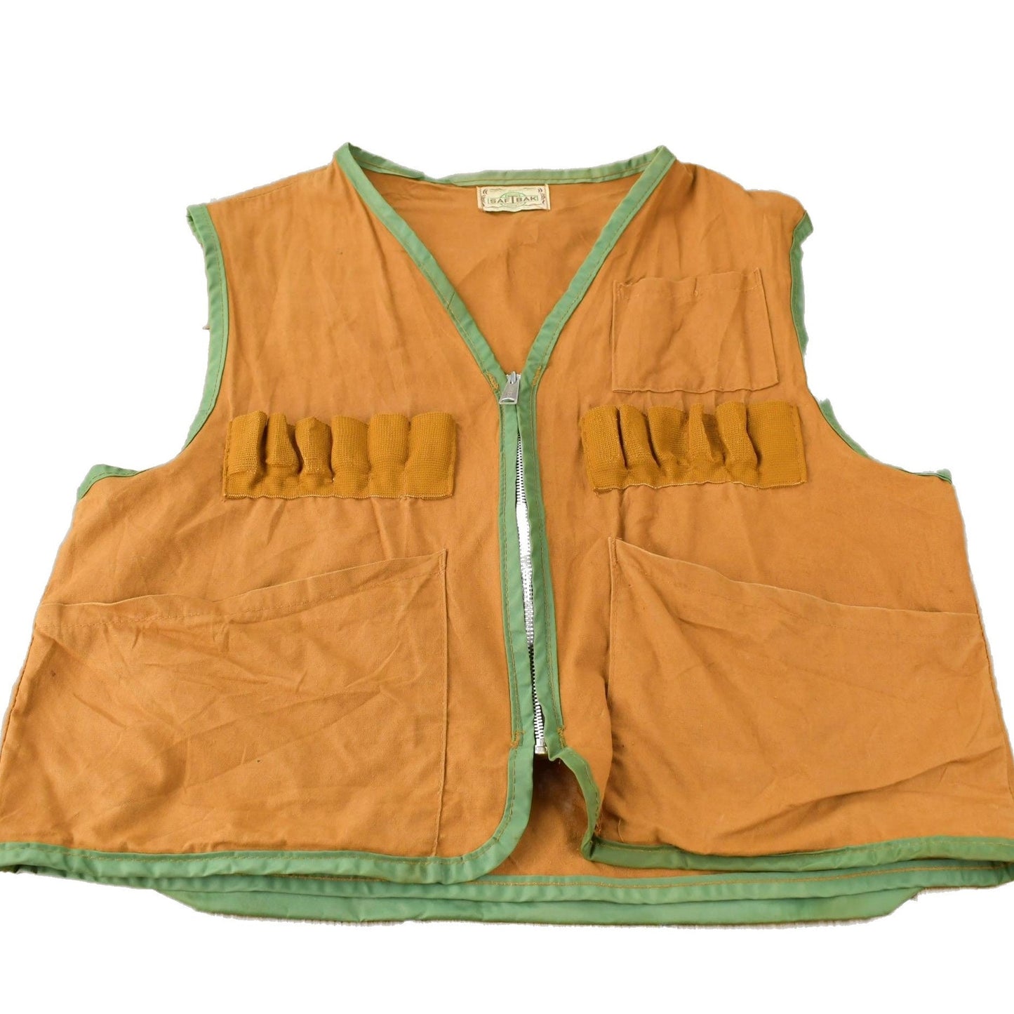 Vintage 1970s Saf T Bak Hunting Vest Men's Large from propervintagecanada