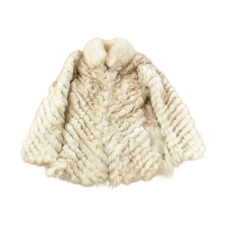 Vintage 1970s Saga Fox Arctic Fox Fur Coat Women's Medium from propervintagecanada