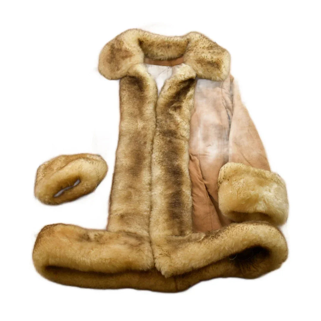 Vintage 1970s Sally Afghan Penny Lane Shearling Jacket from propervintagecanada