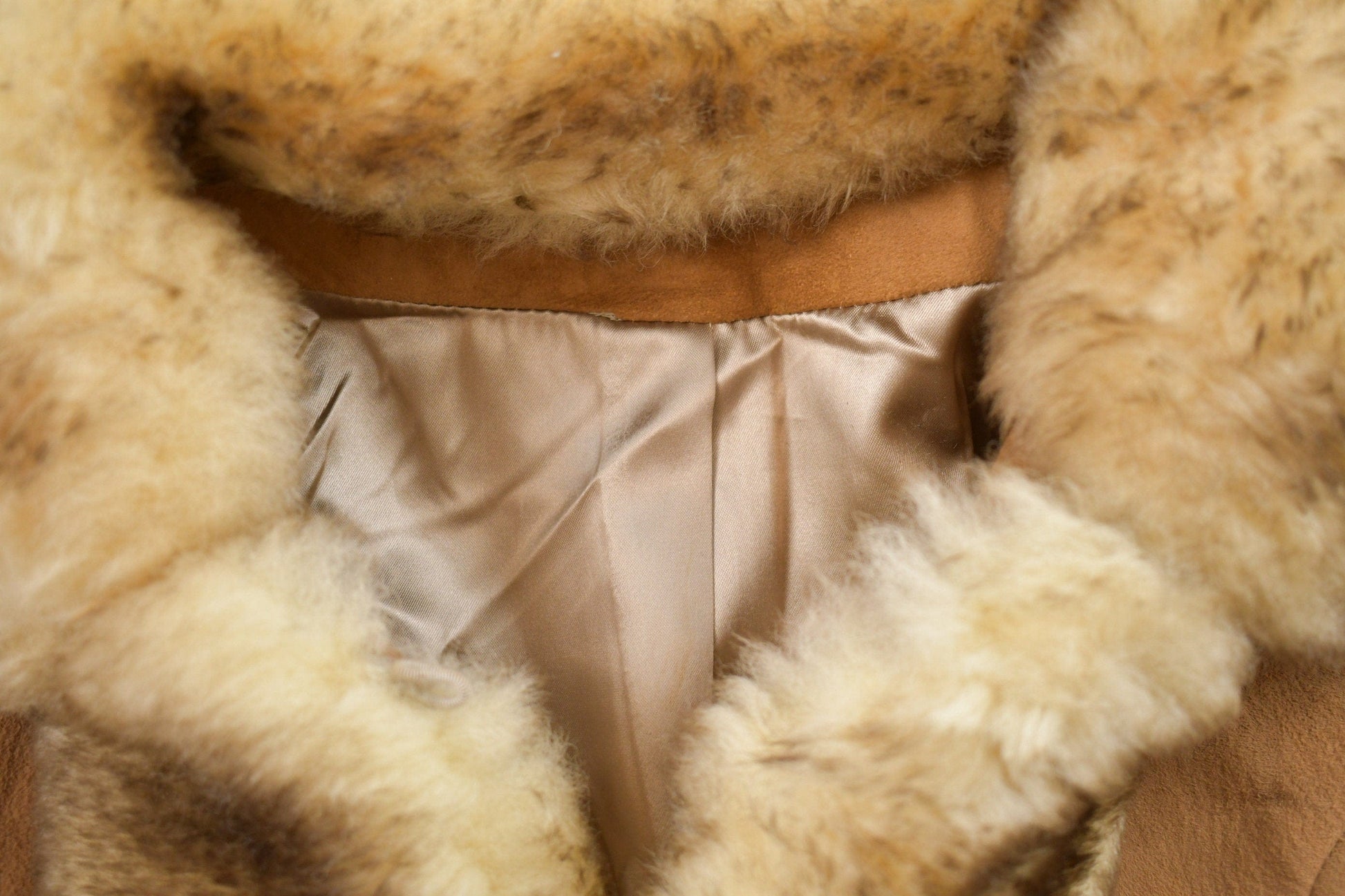 Vintage 1970s Sally Afghan Penny Lane Shearling Jacket from propervintagecanada