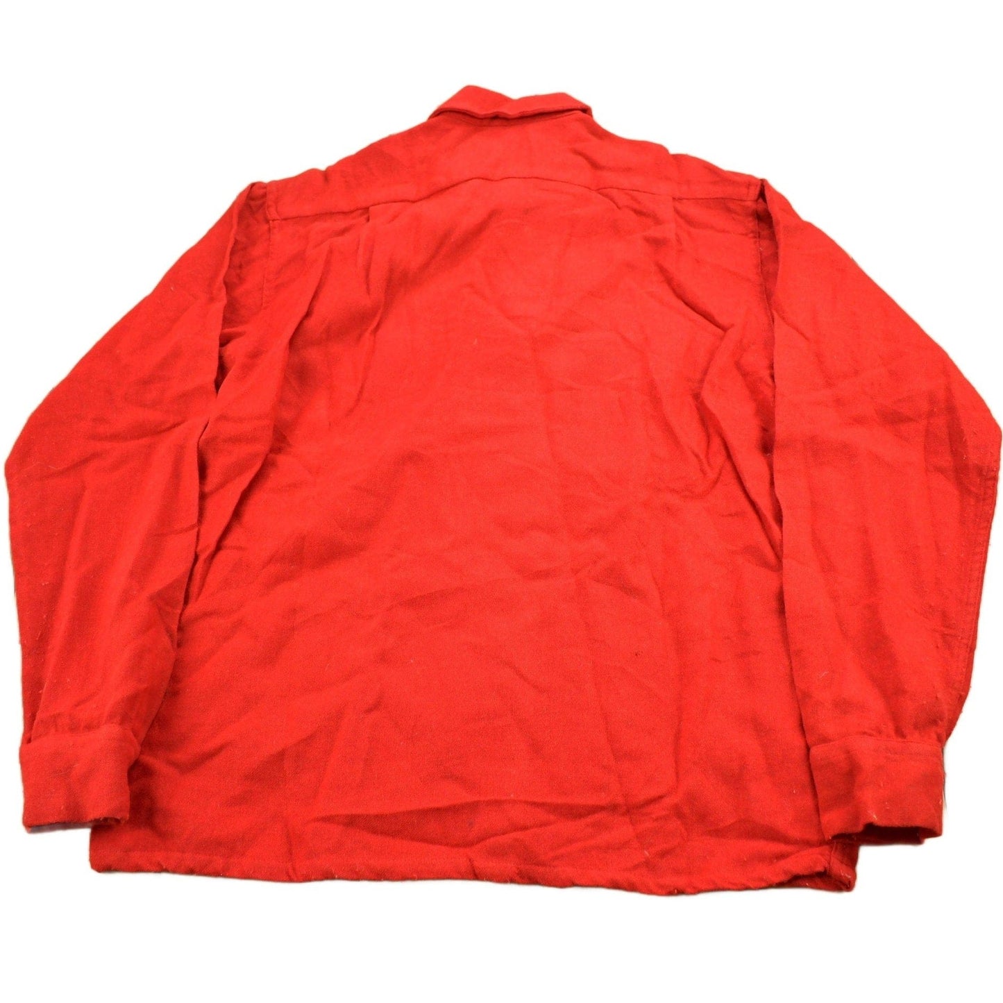 Vintage 1970s Sandy Mac Donald Red Button Up Shirt Men's Medium from propervintagecanada