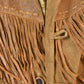 Vintage 1970s Scully Western Leather Fringed Cowboy Jacket Made In USA Men's Medium from propervintagecanada