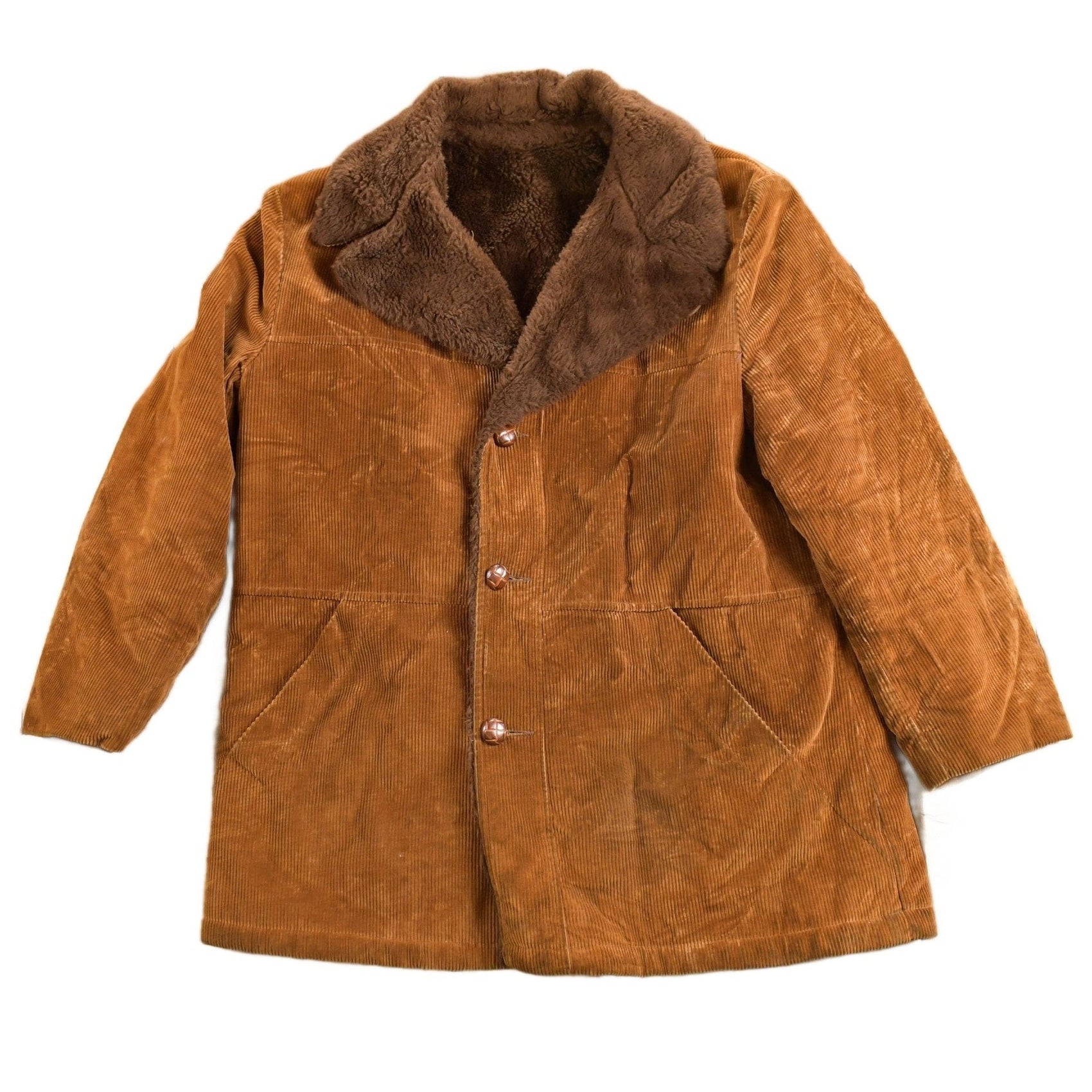 Vintage 1970s Sears Corduroy Lined Jacket Men's XL from propervintagecanada