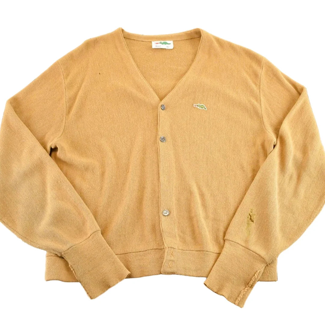 Vintage 1970s Sears Dragon Logo Knit Cardigan Sweater Men's M from propervintagecanada