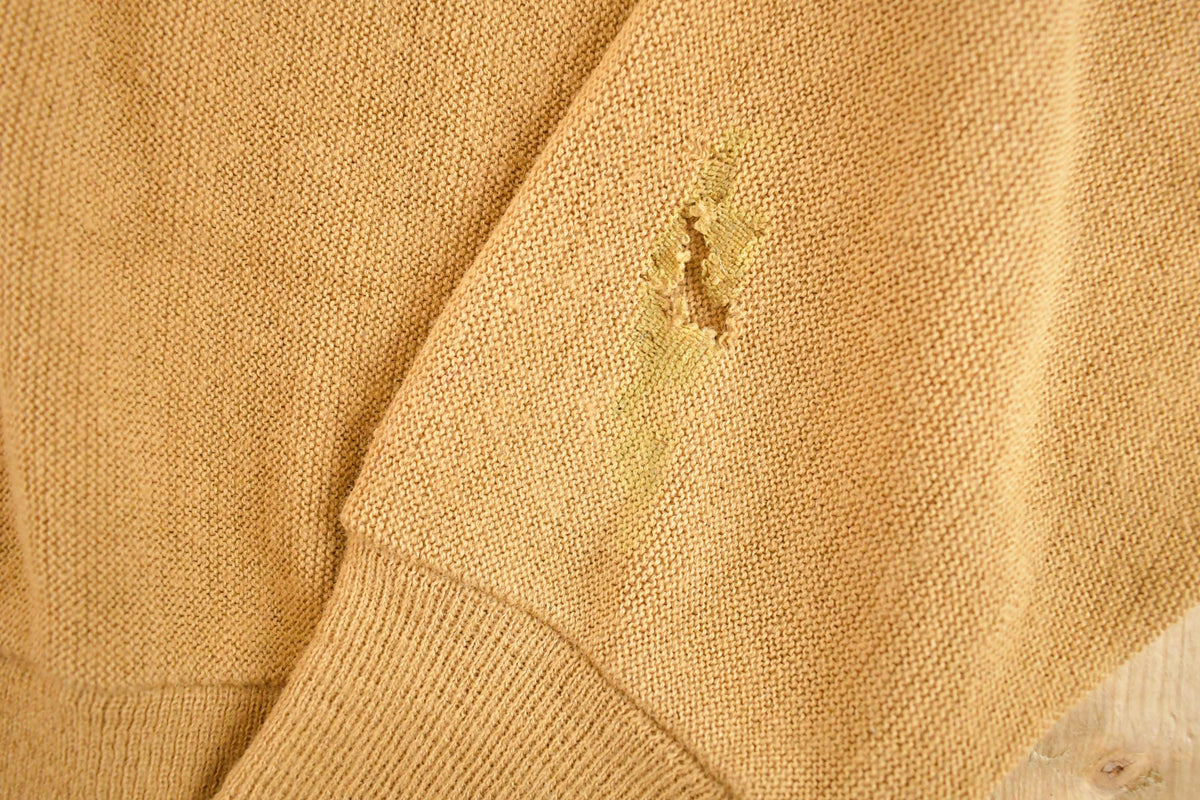 Vintage 1970s Sears Dragon Logo Knit Cardigan Sweater Men's M from propervintagecanada