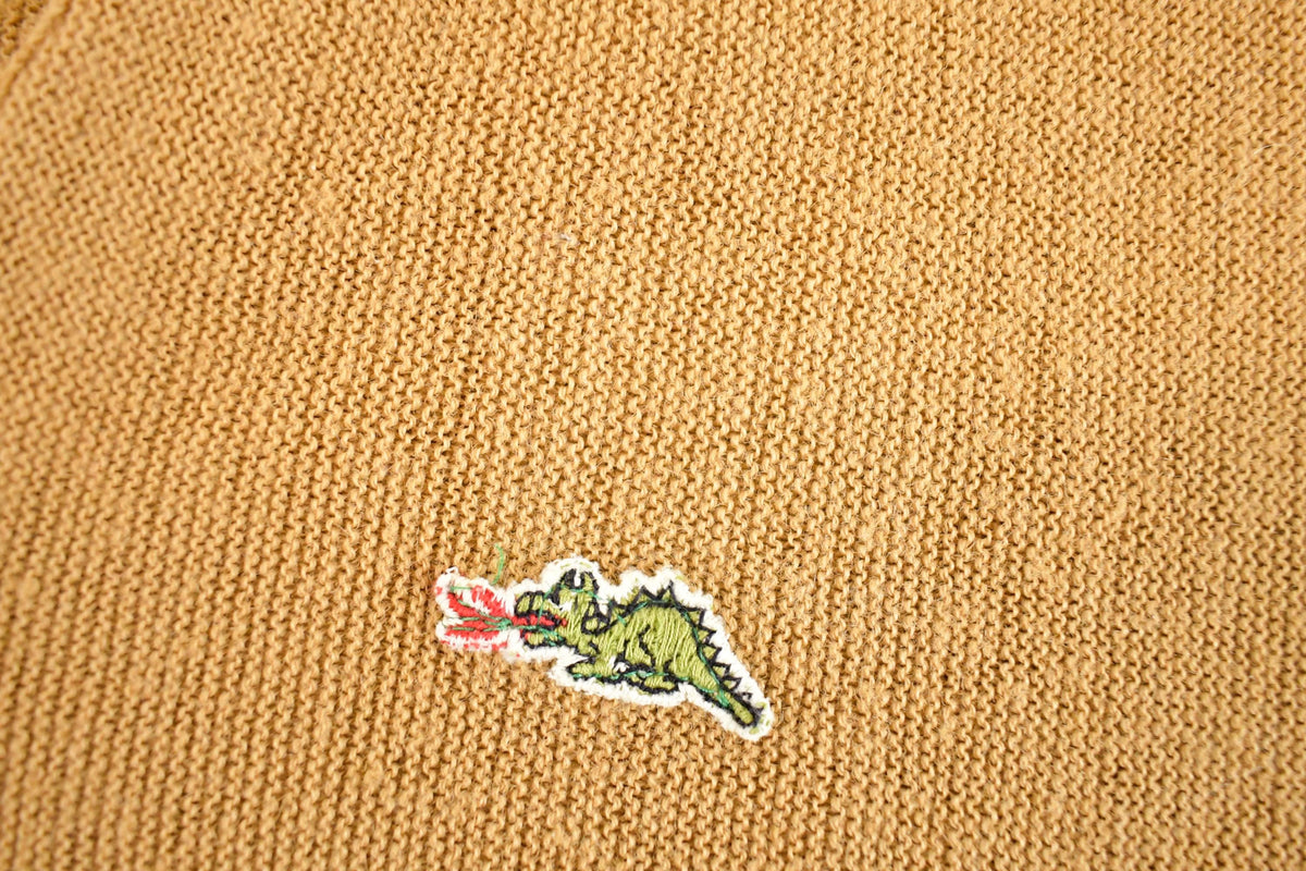 Vintage 1970s Sears Dragon Logo Knit Cardigan Sweater Men's M from propervintagecanada