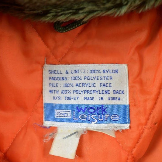 Vintage 1970s Sears Fur Hood Winter Parka Jacket Men's 2XL from propervintagecanada