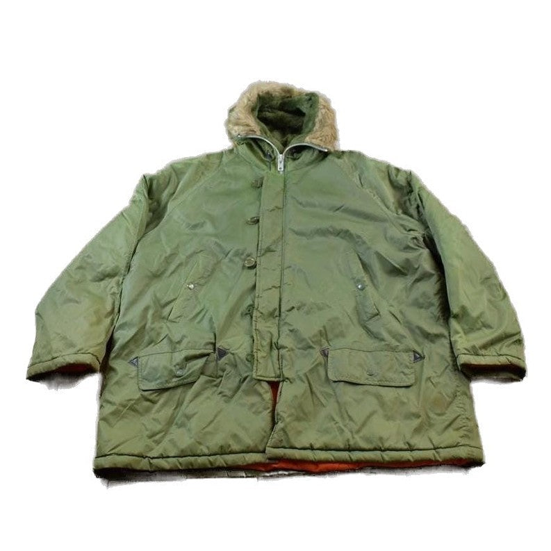 Vintage 1970s Sears Fur Hood Winter Parka Jacket Men's 2XL from propervintagecanada