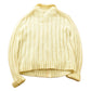 Vintage 1970s Sears Men's Sportswear 3D Cable Knit Cardigan Sweater from propervintagecanada