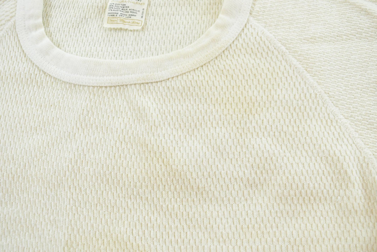 Vintage 1970s Sears Quadra-Therm Thermal Undershirt Mens S Men's Large from propervintagecanada