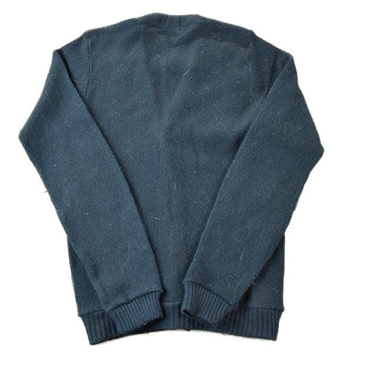 Vintage 1970s Sears Student Knit Perfect Mild Distress Cardigan Sweater Men's S from propervintagecanada