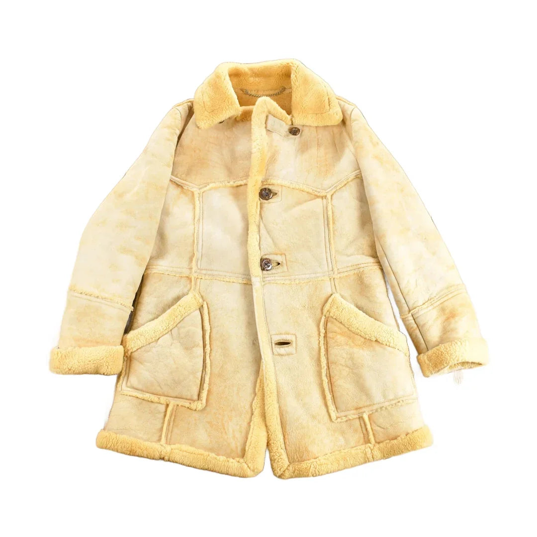 Vintage 1970s Sears The Mens Store Shearling Jacket Men's Medium from propervintagecanada