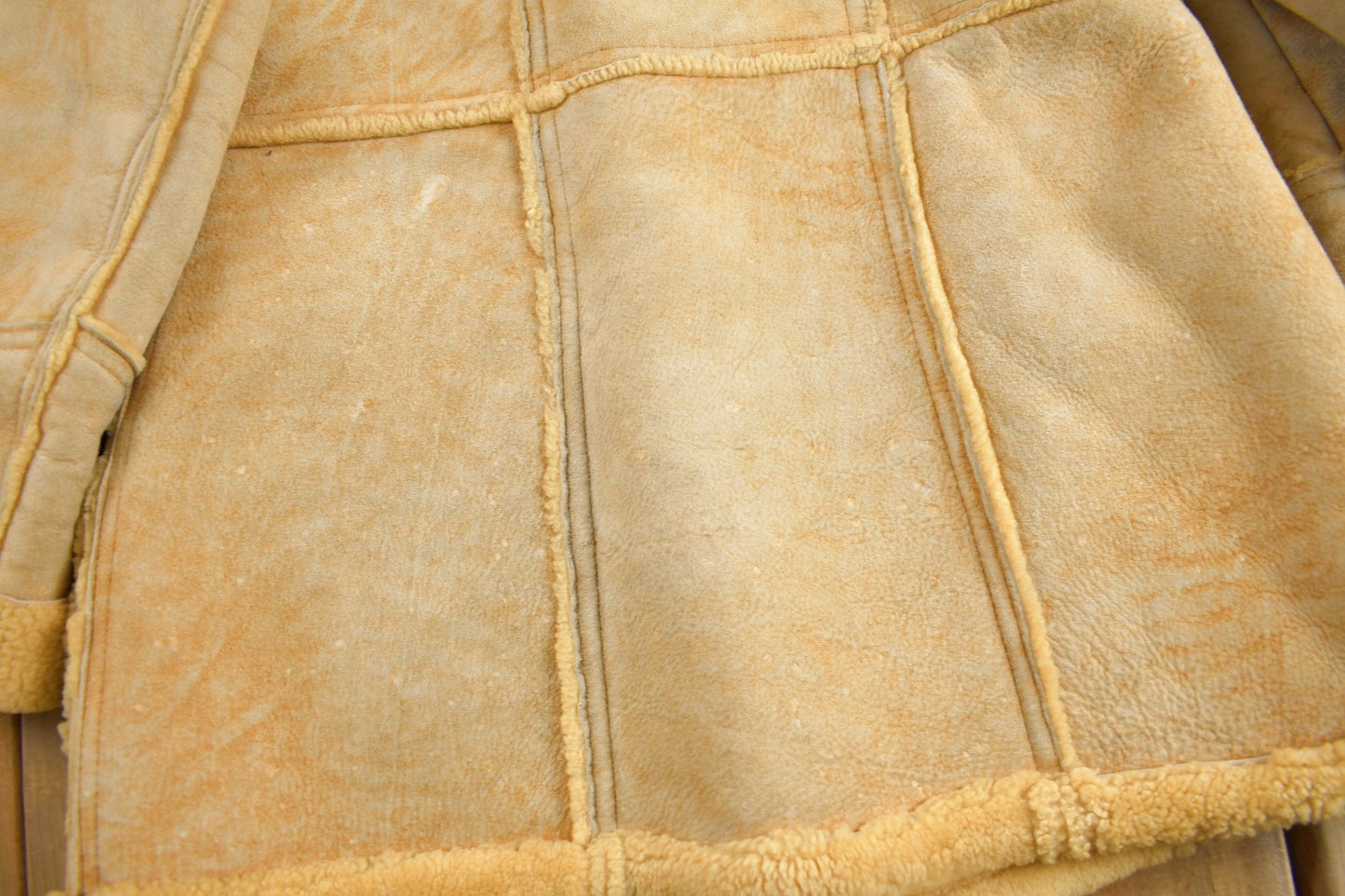 Vintage 1970s Sears The Mens Store Shearling Jacket Men's Medium from propervintagecanada