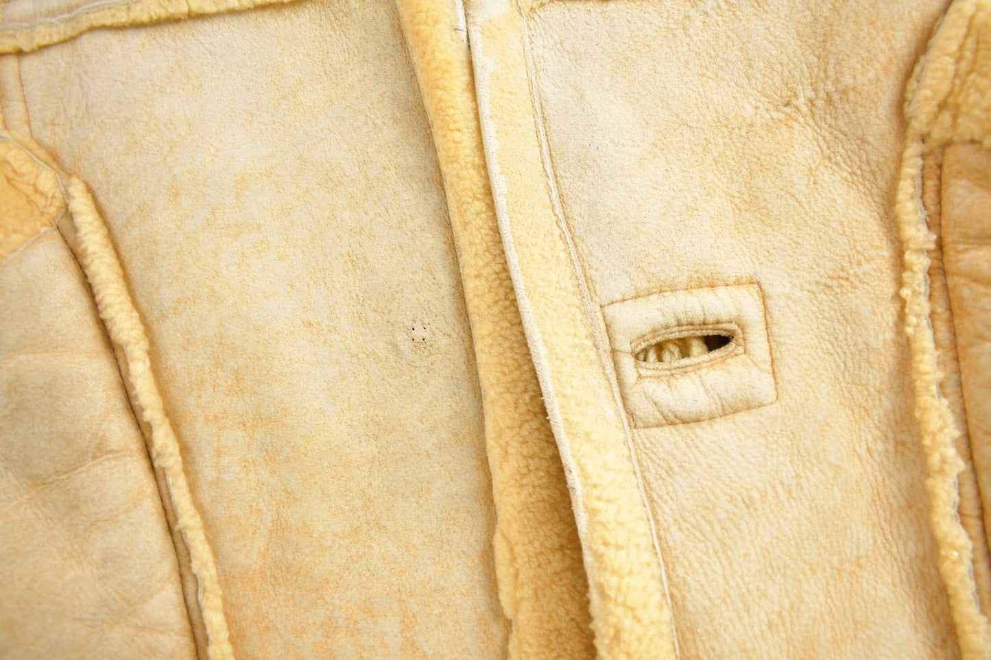 Vintage 1970s Sears The Mens Store Shearling Jacket Men's Medium from propervintagecanada