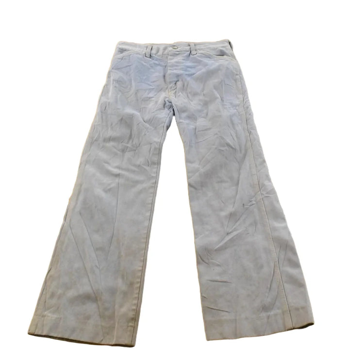 Vintage 1970s Sedgefield Distressed Flare Denim Blue Jeans 29 x 29.5 from propervintagecanada