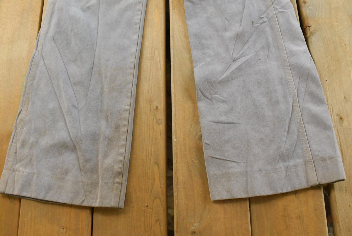 Vintage 1970s Sedgefield Distressed Flare Denim Blue Jeans 29 x 29.5 from propervintagecanada