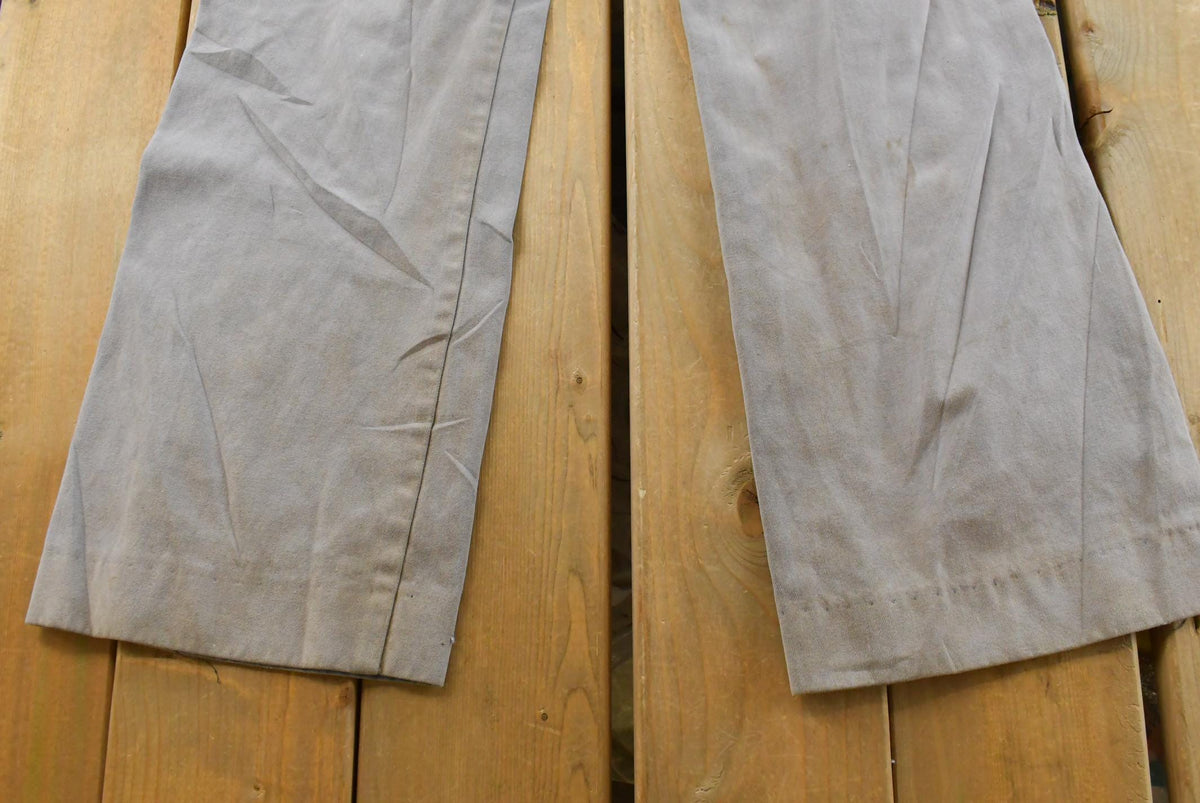 Vintage 1970s Sedgefield Distressed Flare Denim Blue Jeans 29 x 29.5 from propervintagecanada