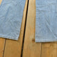 Vintage 1970s Sedgefield Distressed Flare Denim Blue Jeans 30 x 28.5 from propervintagecanada