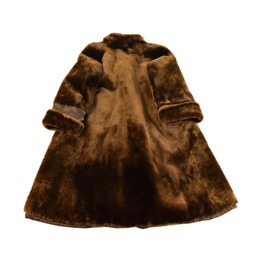 Vintage 1970s Sheared Mouton Fur Coat Women's Large from propervintagecanada