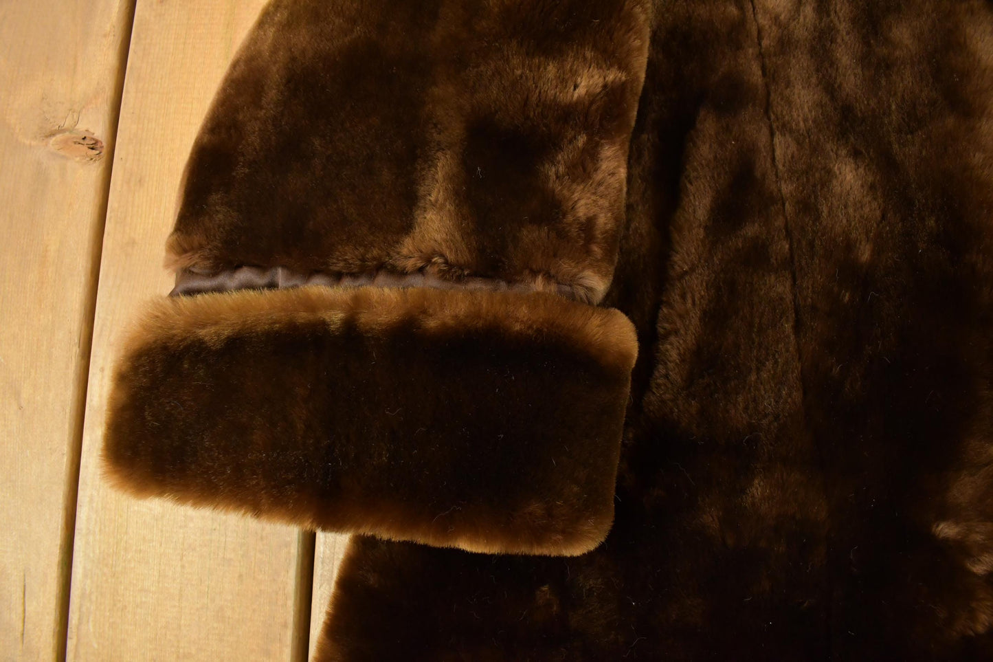 Vintage 1970s Sheared Mouton Fur Coat Women's Large from propervintagecanada