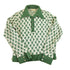 Vintage 1970s Sheffield Master Knits Argyle Knit Cardigan Sweater Men&