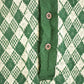 Vintage 1970s Sheffield Master Knits Argyle Knit Cardigan Sweater Men's S from propervintagecanada