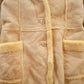 Vintage 1970s Sherpa Lined Shearling Leather Jacket from propervintagecanada