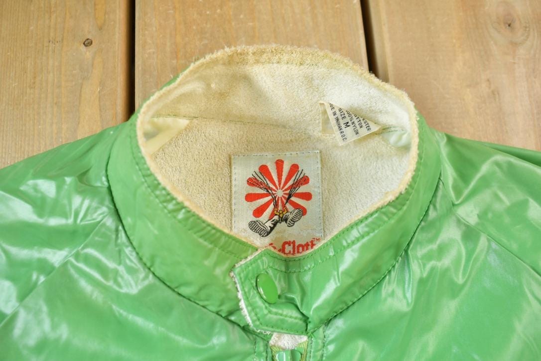 Vintage 1970s Silton Para Cloth Weather Wear Windbreaker Jacket Full Zip Jacket Men's Small from propervintagecanada