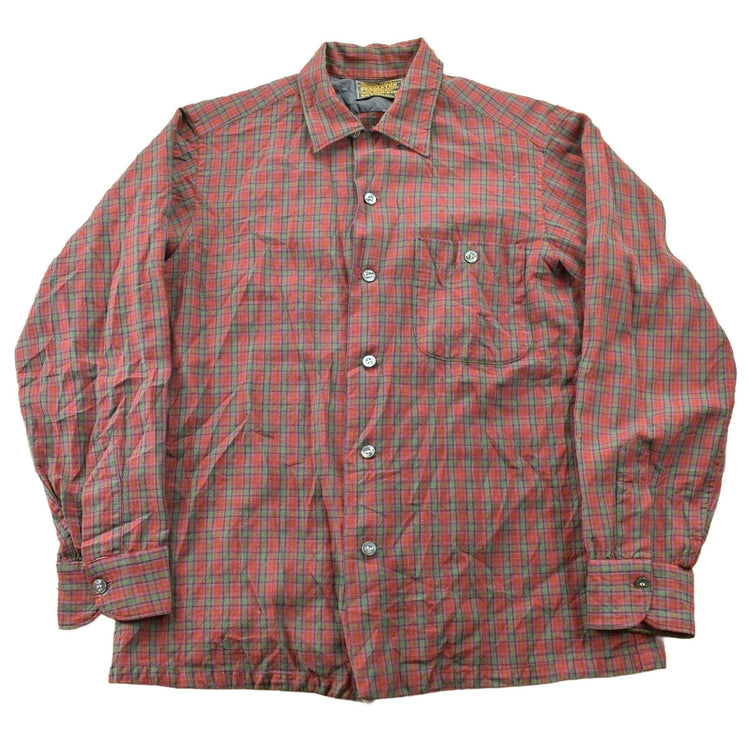Vintage 1970s Sir Pendleton Plaid Button Up Board Shirt Men's Medium from propervintagecanada