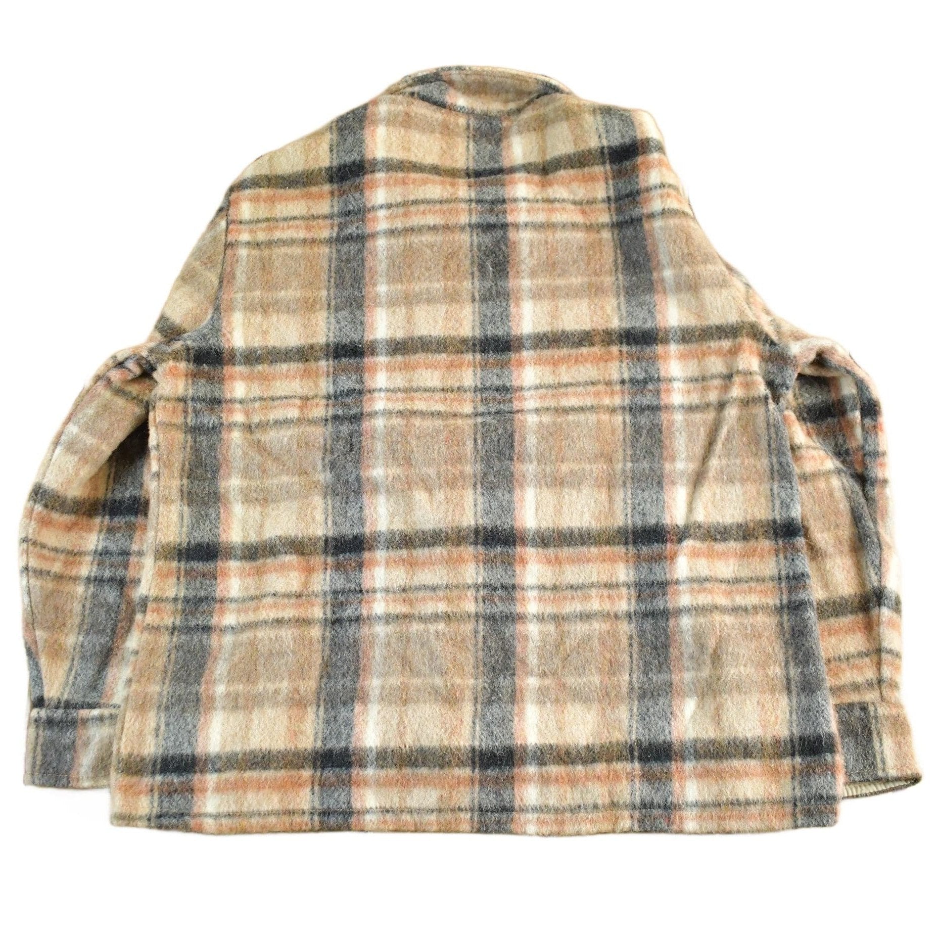 Vintage 1970s Snowwear Wool Flannel Shirt Jacket Men's M-L from propervintagecanada