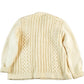 Vintage 1970s Specially Hand Made by Mother Cable Hand Knit Wool Cardigan Sweater Women's Medium from propervintagecanada