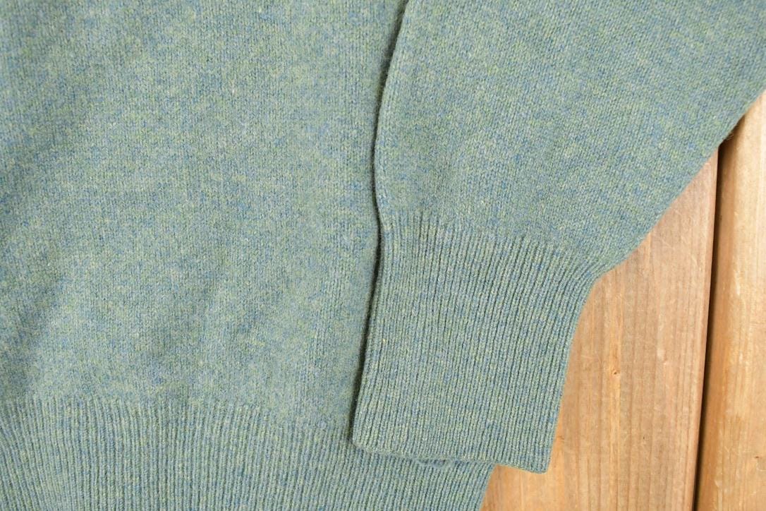 Vintage 1970s Strawbridge Clothiers Wool Knit V Neck Sweater Men's M from propervintagecanada