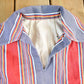 Vintage 1970s Striped Disco Collar Shirt Men's Small from propervintagecanada