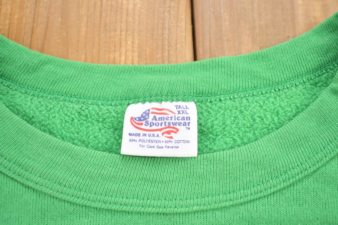 Vintage 1970s Superior Hills Huskies Crewneck Sweatshirt Men's XS from propervintagecanada