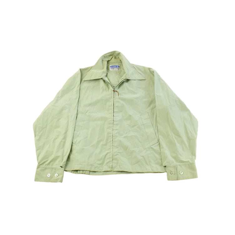 Vintage 1970s Take 5 Blank Harrington Windbreaker Jacket Men's Large from propervintagecanada