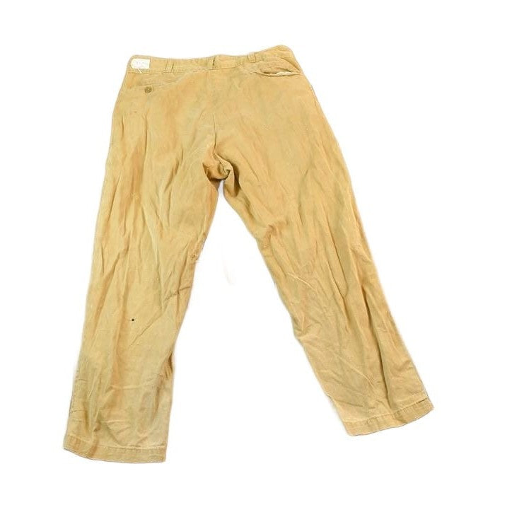 Vintage 1970s Tan Denim Work Jeans Men's 34 x 25 from propervintagecanada