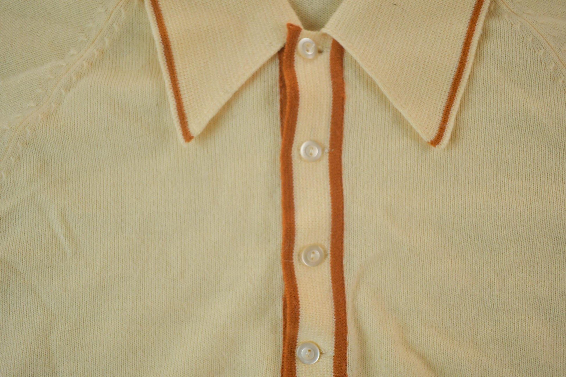 Vintage 1970s Tarval Quarter Button Sweatshirt Mens L from propervintagecanada