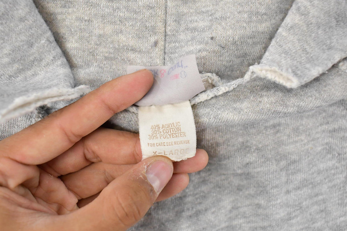 Vintage 1970s Track & Court Blank Hoodie Men's Large from propervintagecanada