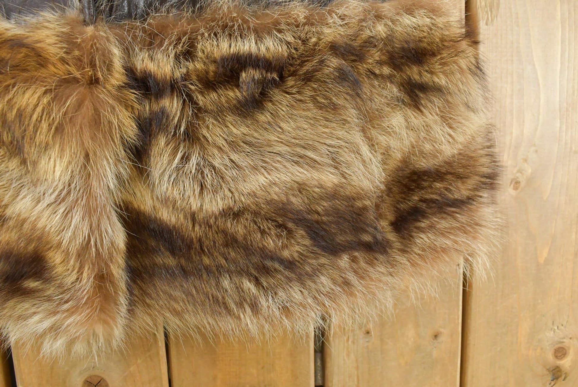 Vintage 1970s Trojan Leather Fur Collar Trench Coat Women's S from propervintagecanada
