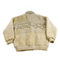 Vintage 1970s Tundra 100% Wool Knit Shawl Collar Jacket Men's Large from propervintagecanada