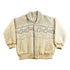 Vintage 1970s Tundra 100% Wool Knit Shawl Collar Jacket Men&