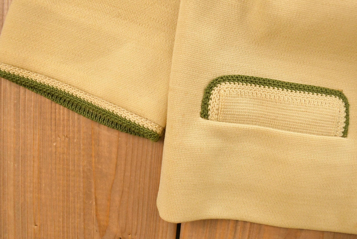 Vintage 1970s Two Tone Knit Button Up Blazer Jacket Women's S from propervintagecanada